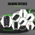 SCITOO Key Fob Shells Case 2010 2011 for Kia for Soul 2.0L 0 (1 PCS) 3 buttons...