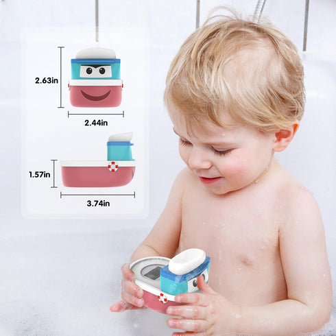 Baby Bath Thermometer for Newborn | Digital Bath Water Temperature Sensor | Infants Bathtub Thermometer with Visual Alarm | Kids Bathing Floating ...