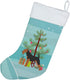 Caroline's Treasures BB2975CS Airedale Terrier Merry Christmas Tree Christmas Stocking Fireplace Hanging Stockings Christmas Season Party Decor Fa...
