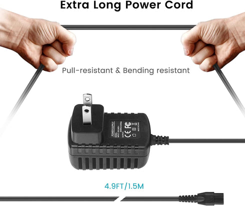 Charger for Bissell Pet Hair Eraser 2390 2390A 23903 2284W 2284 Bissell Charger Compatible Bissell Pet Hair Vacuum 14.4V Lithium Ion Cordless Hand...