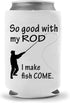 Fishing Coolie Rod Joke | Make Fish Come Quotes Can Cooler | Beer Beverage Holder - Beer Gifts Home - Quality Neoprene Beer Holder...
