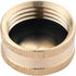 Brass Garden Hose End Cap 3/4" GHT Female Fitting Repair Cap (10-Pack)...