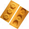 2 Pack 3 Cavities 3D Bee & Honeycomb Silicone Soap Molds for Soap Making, Beehive Cake Baking Pan, Homemade Craft Candle Resin Bath Bomb Old...