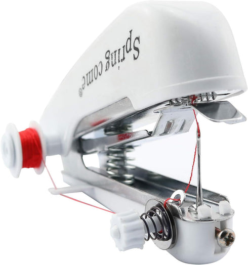 Portable Manual Sewing Machine Set 25x15.5x3.5cm Hand Sewing Machine for Clothing, Silk, Hem, Curtain, Fabric......