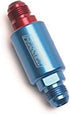 Edelbrock Russell 650100 Red and Blue Anodized Aluminum Competition Fuel Filter...