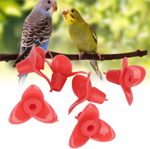CHICIRIS Hummingbird Feeder Replacement Flowers, 30 Pieces Hummingbird Feeder Flowers, Hummingbird Feeder Parts, Replacement Flowers for Hummingbi...