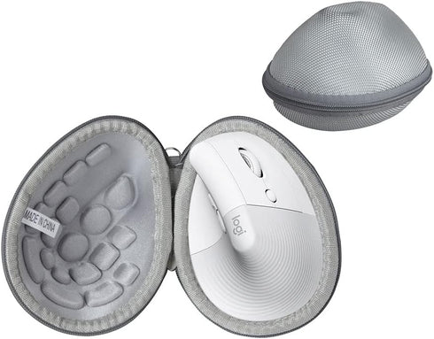 Hard Travel Case for Logitech Lift Vertical Ergonomic Mouse (Gray)...