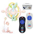 Baby Teething Toys for Babies 0-6,12,18 Months, Qemixly 3 Pack Gift Silicone Baby Teethers for Baby Teething Relief, Baby Remote Control Toys and ...