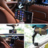 Car Rear View Mirror Phone Holder, 360° Rotating Rearview Mirror Phone Mount, ABS Multi-Functional Adjustable Cellphone Holder, Universal Car Phon...