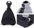 Qiilu Gear Shift Knob, 5 Speed Car Gear Shift Knob Gear Stick Gaiter Boot Kit for Peugeot 307 308 607 608 Citroen C3 C5...