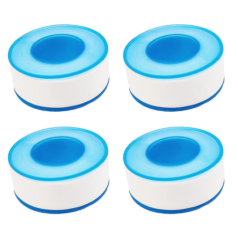Teflon Tape,Plumbers Tape,Plumbing Tape,PTFE Tape,Thread Tape,Plumber Tape for Shower Head,Pipe Sealing,Thread Seal,White (1/2 in 4 Rolls)...