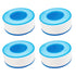 Teflon Tape,Plumbers Tape,Plumbing Tape,PTFE Tape,Thread Tape,Plumber Tape for Shower Head,Pipe Sealing,Thread Seal,White (1/2 in 4 Rolls)...