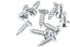 MY MIRONEY 5-Pack Easel Back with Screws for Picture Frames Art Silver Tone...