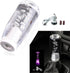 1 PC Car Personalized Gear Shift Head, LED Illuminated Crystal Bubble Shift Knob Wave Stick Head, 3.93" Cool Shift Head, Replacement Modification ...