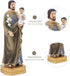 Galiyen St. Joseph and Child Jesus Statues, Hand-Crafted 8 Inch Saint Joseph Resin Figurines, Catholic Religious Renaissance Collection Decoration...