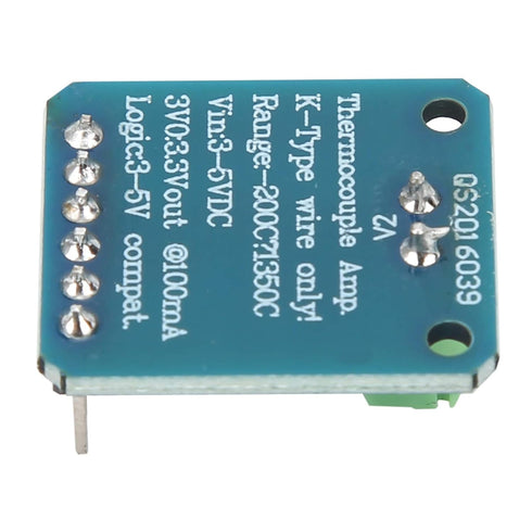 K Type Thermocouple Module,Max31855 K Type Thermocouple Breakout Board 200? to +1350? SPI Port Digital Output for K Thermocouple Probes Data Colle...