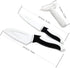 Jean-Patrique Stainless Steel Non-Stick Prep | Chef’s Essential Kitchen Coloured Knives - Black & White - Set of 3 Piece...