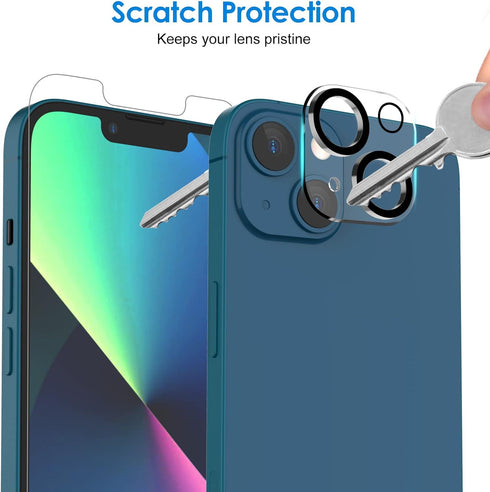 JETech Screen Protector for iPhone 13 mini 5.4-Inch with Camera Lens Protector, Easy-Installation Tool, Tempered Glass Film, 2-Pack Each......