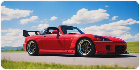 Large Mouse Pad Gaming Cool S2000 Jdm Red Sport Car Desk Mat Long Big Mousepad Extended Keyboard Computer Pad Office Desk Organizers and Accessori...