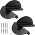 4 Packs 2-1/2 Inch Hole Center Drawer Pulls, Half Moon Cabinet Pulls, Black Cabinet Handles, 3.8 Inch / 95mm Overall Length Dresser Handles Hardwa...