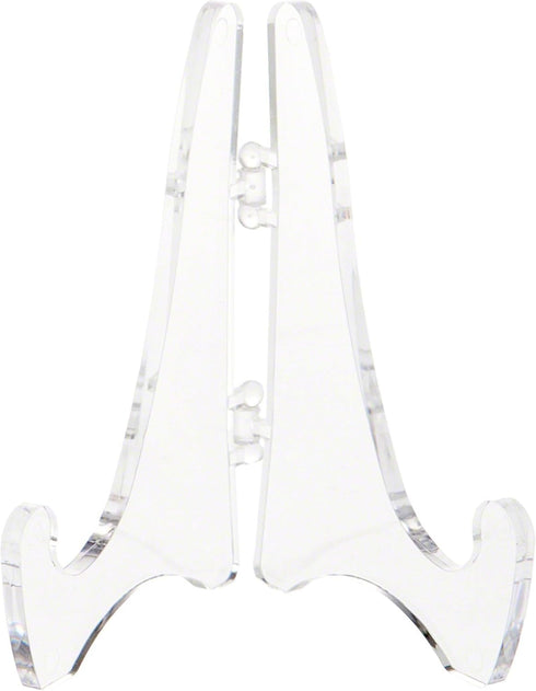 Plymor Clear Acrylic Mini Adjustable Folding Display Easel, 2.875" H x 2.125" D...