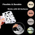 6 Pieces DIY Geometric Decorative Stencils Painting Templates Art Drawing Stencil Templates for Scrapbooking Cookie Tile Furniture Wall Floor Deco...