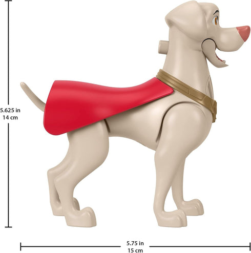 Fisher-Price DC League of Super-Pets Preschool Toy Talking Krypto Poseable Figure with Sounds & Phrases for Pretend Play Kids Ages 3+ Years...