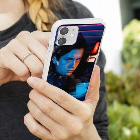 Riverdale Jughead Character Protective Slim Fit Hybrid Rubber Bumper Case Fits Apple iPhone 8, 8 Plus, X, 11, 11 Pro,11 Pro Max...