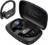 occiam Wireless Earbuds Bluetooth Headphones 48H Play Back Earphones in Ear Waterproof with Microphone LED Display for Sports Running Workout Blac...