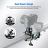NEEWER Super Clamp with 3" Dual Ballhead Magic Arm, Ball Head Adapter, Cold Shoe, Phone Holder, Action Camera Clamp Mount for Flat/Round Surface C...