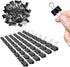 Small Binder Clips, 96 Pack, 3/4 Inch, 0.75 Inch, Standard 19mm, Black, Small Binder Paper Clips, Fold Clamp, Binder Clips Small Size, Small Paper...