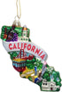 Kurt Adler Glass California Ornament, 5-Inch for Christmas...