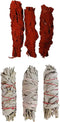 Clarity & Muse Sage Smudge Stick Kit - White Sage, Dragon's Blood Smudge Sticks - House Blessing Kit Refill Pack...