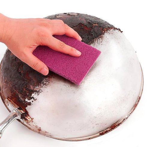 Heavy Duty Cleaning Cloths, Household Scrub Pads?10/Pack, for Cleaning Stubborn Stains in The Oven and Sink, on The Grill, or on The Bottom of pot...