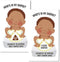 Whats In My Diaper Baby Shower Scratch Off Game | African American | 24 Cards - 1 Winner | Baby Shower Games | Baby Shower Prizes | Door Prizes | ...