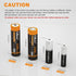 3.7 Volt Rechargeable Batteries 3200mAh for Flashlights, Headlamps, Doorbells, RC Cars etc. (2 Pack Flat Top)...