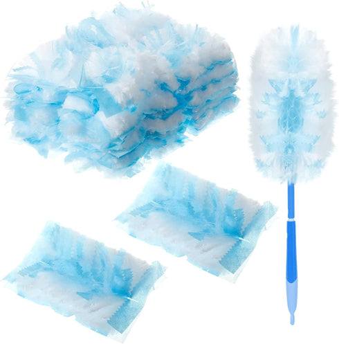 Duster Refills Compatible with Swiffer Dusters Bulk Disposable Replacement Thickened Duster Refills Heavy Duty for Cleaning Home, Office, Blinds, ...