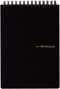 Maruman MNEMOSYNE Notebook 6.97 x 5.04 Inches (B6), 7mm ruled 21-line, 50 Sheets (N196A), white...