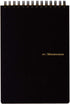 Maruman MNEMOSYNE Notebook 6.97 x 5.04 Inches (B6), 7mm ruled 21-line, 50 Sheets (N196A), white...