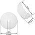 20 Pieces Cloth Dryer Exhaust Filters Compatible with Sonya, Panda Magic Chef and Avant Dryers