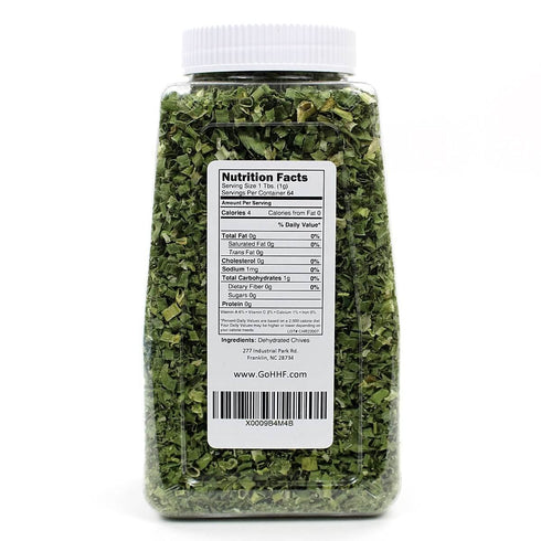 Harmony House Dried Chives, Chopped – Dehydrated Vegetables For Cooking, Camping, Emergency Supply and More (1.5 oz, Quart Jar)...