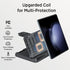 Miimall Foldable 3 in 1 Wireless Charger Fast Charging for Samsung Galaxy Z Fold & Flip 6/5/4/3/2,Galaxy S24+/S23+/S22, Portable Wireless Charging...