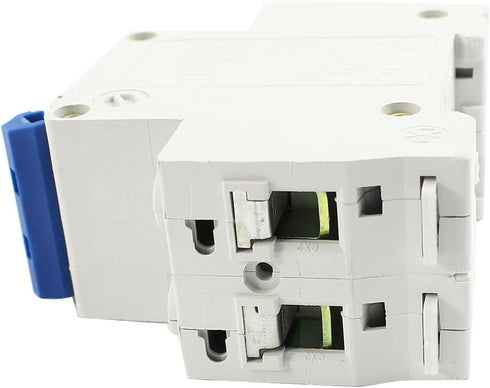 uxcell DZ47-63 35mm DIN Rail Mounting 2-Pole Circuit Breaker AC 230V 400V 10A...