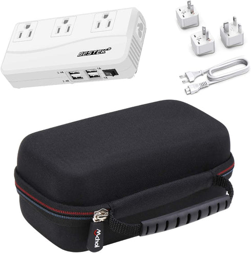 Mchoi Hard Portable Case for BESTEK Universal Travel Adapter 220V to 110V Voltage Converter(Case Only)...