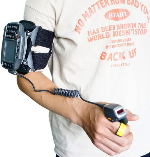 Wearable Arm Wrist Mount for Symbol WT4070 WT4090 WT41N0 Reg Straps SG-WT402320-06R Left&Right Hand Wearable with Self-Adhesive Cable Ties...