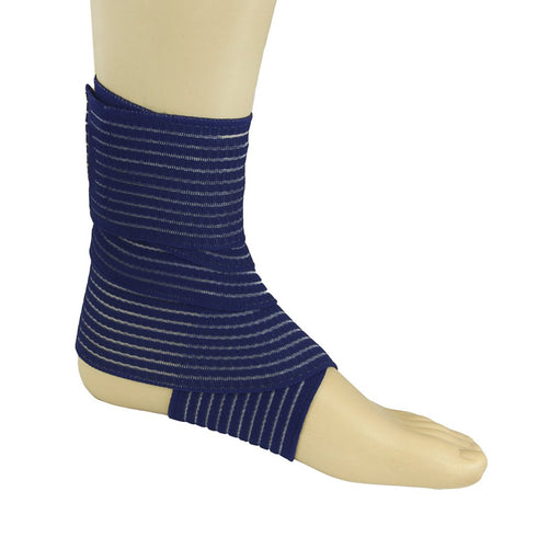BXT Elastic Breathable Wrap Ankle Support Brace Compression Knee Elbow Wrist Ankle Hand Support Wrap Sports Bandage Strap with Hook & Loop Fastene...
