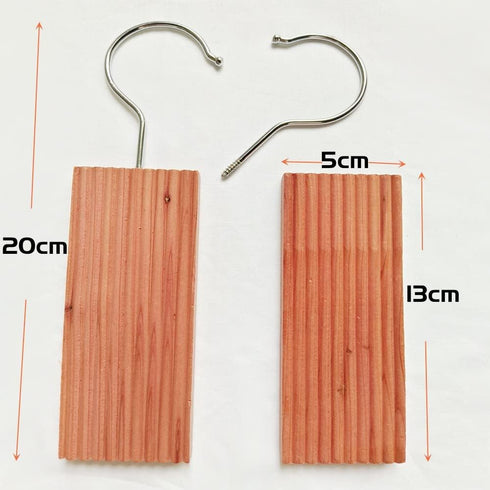 5pcs Cedar Planks Cedar Blocks for Clothes Storage Aromatic Cedar Hang Ups Hanger Closet Freshener Clothes Protection Mustiness Prevention...