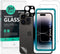 Ibywind Screen Protector for iPhone 14 Pro 6.1",with Metal Camera Lens Protector,no bubble,easy to install...