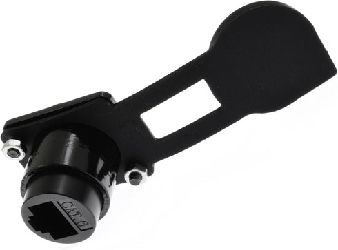 RJ45 Panel Mount Adapter - 8P8C Female-to-Female Connector, Compatible with CAT6A/CAT6/CAT5E/CAT5, XLR/D-Panel Mountable, Network Port Extender fo...