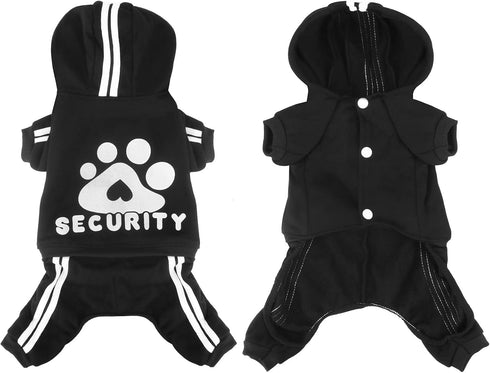 Dog Hoodie, Dog Clothes 4 Legs Sweatshirt Security Hoodies Jumpsuit Soft & Warm Sweater Outfit Pullover Dog Winter Coat, Dog Hoodies for Small Med...